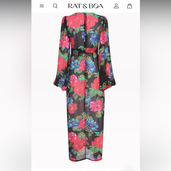 Rat and boa Ferreira dress Small - Picture 4 of 6